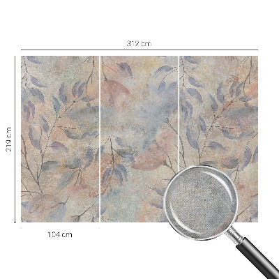 Fototapet 3D pentru living cu cer în tonuri pastelate