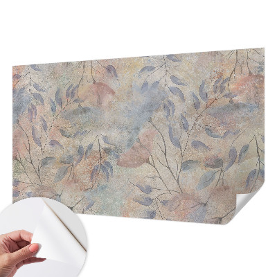 Fototapet 3D pentru living cu cer în tonuri pastelate