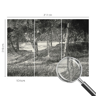 Fototapet 3d autoadeziv cu un model de simetrie geometrică