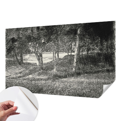Fototapet 3d autoadeziv cu un model de simetrie geometrică