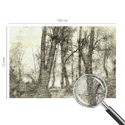 Fototapet 3D pentru dormitor cu forme abstracte