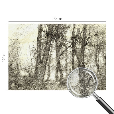 Fototapet 3D pentru dormitor cu forme abstracte