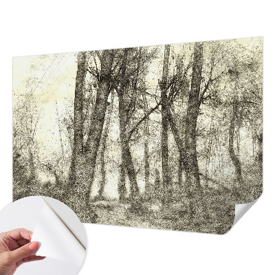 Fototapet 3D pentru dormitor cu forme abstracte