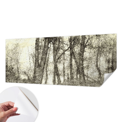 Fototapet 3D pentru dormitor cu forme abstracte
