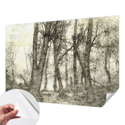 Fototapet 3D pentru dormitor cu forme abstracte
