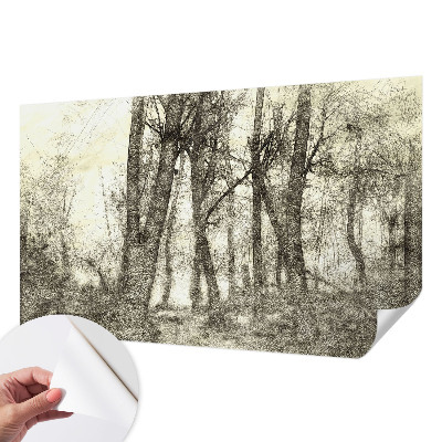 Fototapet 3D pentru dormitor cu forme abstracte
