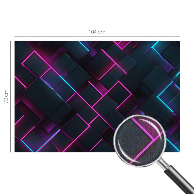 Fototapet autoadeziv pentru camera copiilor cu model de linii ondulate