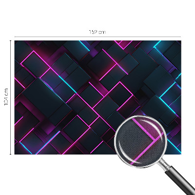 Fototapet autoadeziv pentru camera copiilor cu model de linii ondulate
