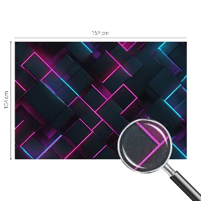 Fototapet autoadeziv pentru camera copiilor Linii ondulate
