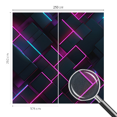 Fototapet autoadeziv pentru camera copiilor cu model de linii ondulate