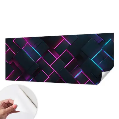 Fototapet autoadeziv pentru camera copiilor Linii ondulate