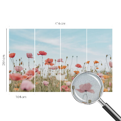 Fototapet 3d cu flori frumoase