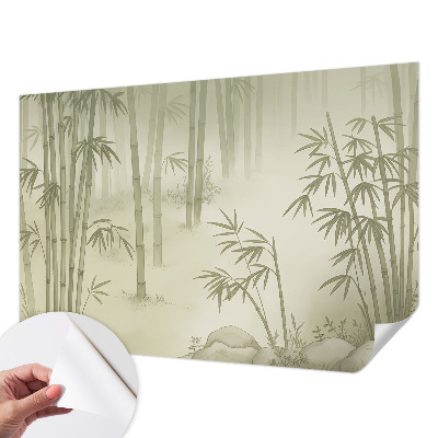 Fototapet 3D pentru living cu peisaj de iarnă