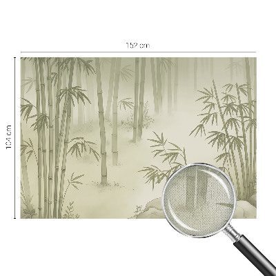 Fototapet 3D pentru living cu peisaj de iarnă