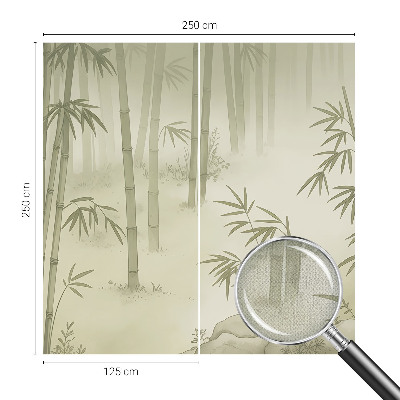 Fototapet 3D pentru living cu peisaj de iarnă