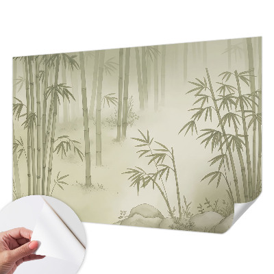 Fototapet 3D pentru living cu peisaj de iarnă