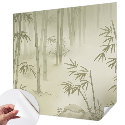 Fototapet 3D pentru living cu peisaj de iarnă