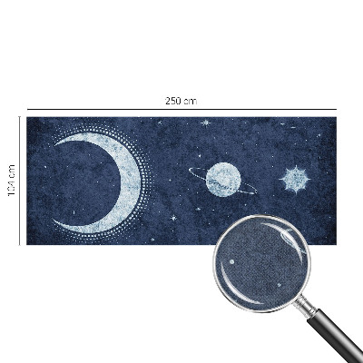 Fototapet 3D pentru dormitor cu fețe abstracte