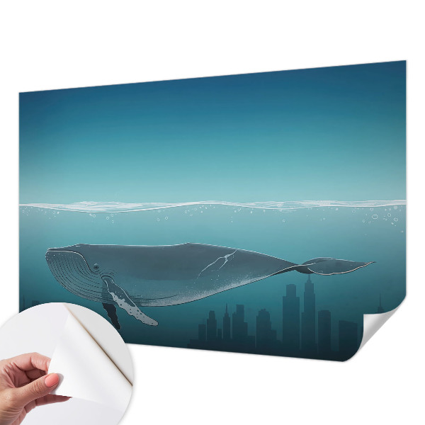 Fototapet autoadeziv pentru living cu o figură misterioasă