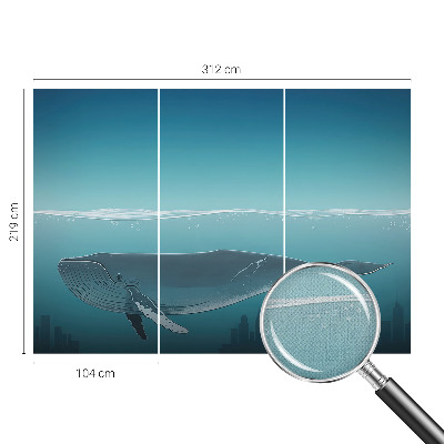Fototapet autoadeziv pentru living cu o figură misterioasă