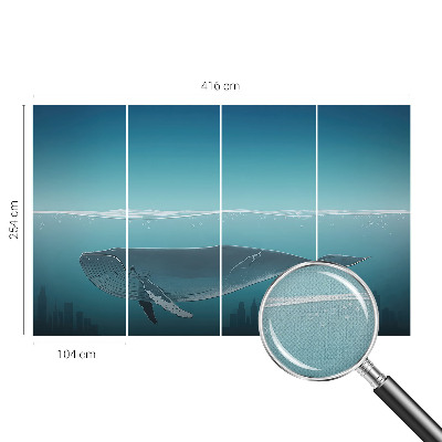 Fototapet autoadeziv pentru living cu o figură misterioasă