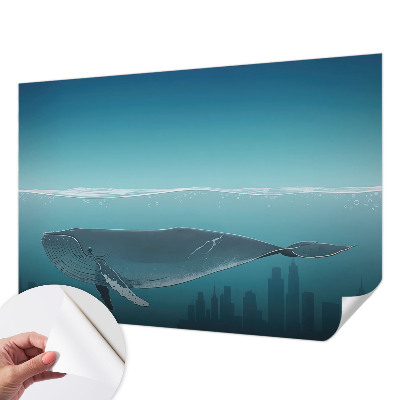 Fototapet autoadeziv pentru living cu o figură misterioasă