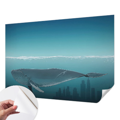 Fototapet autoadeziv pentru living cu o figură misterioasă