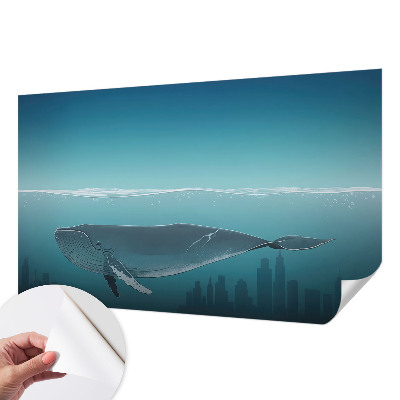 Fototapet autoadeziv pentru living cu o figură misterioasă