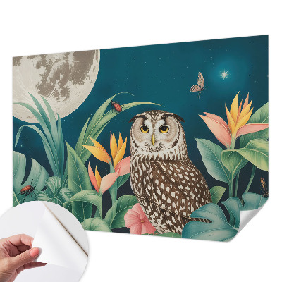 Tapet autocolant perete cu motiv abstract geometric