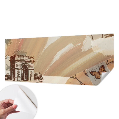 Fototapet autoadeziv pentru camera copiilor cu design de artă modernă