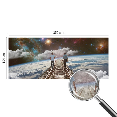 Fototapet 3d autoadeziv cu efect de unde lichide