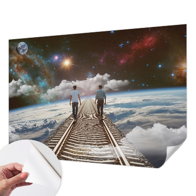 Fototapet 3d autoadeziv cu efect de unde lichide