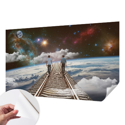Fototapet 3d autoadeziv cu efect de unde lichide