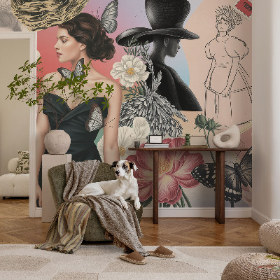 Fototapet autoadeziv pentru living cu motiv „Armonie occidentală”