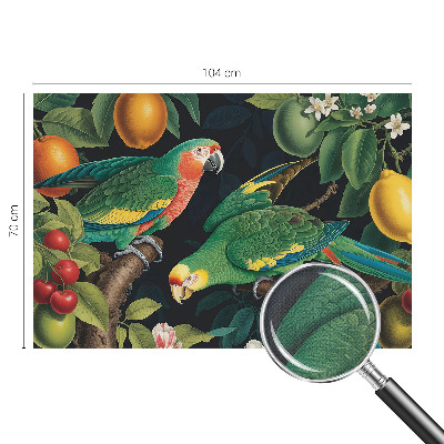 Tapet foto autoadeziv cu model de flori colorate