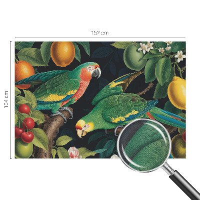 Tapet foto autoadeziv cu model de flori colorate