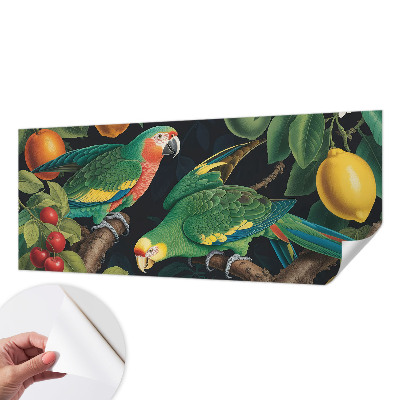 Tapet foto autoadeziv cu model de flori colorate