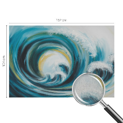 Fototapet 3D pentru living în nuanțe armonioase, ideal pentru decorul camerei de zi