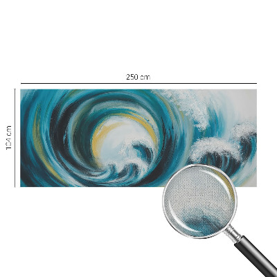 Fototapet 3D pentru living în nuanțe armonioase, ideal pentru decorul camerei de zi