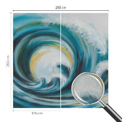 Fototapet 3D pentru living în nuanțe armonioase, ideal pentru decorul camerei de zi