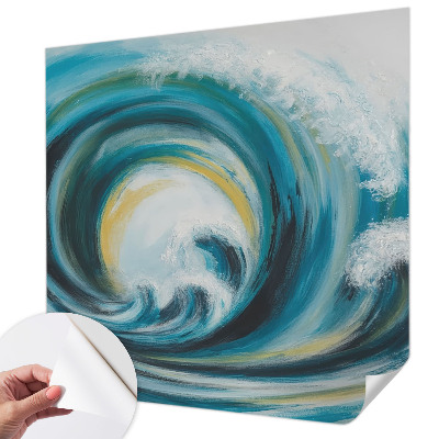Fototapet 3D pentru living în nuanțe armonioase, ideal pentru decorul camerei de zi