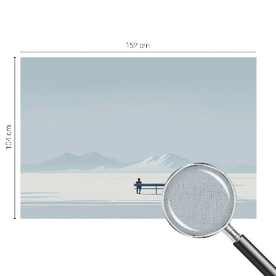 Fototapet autoadeziv pentru camera copiilor cu ilustrație cu valuri urlătoare