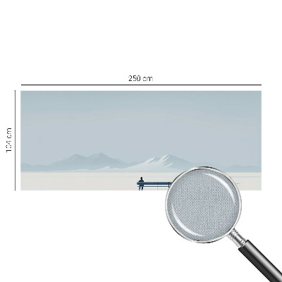Fototapet autoadeziv pentru camera copiilor cu ilustrație cu valuri urlătoare