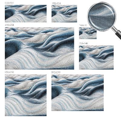 Fototapet 3D pentru living cu model de maci veseli