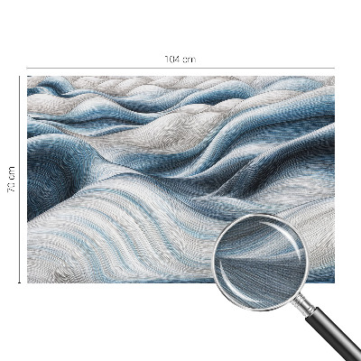 Fototapet 3D pentru living cu model de maci veseli