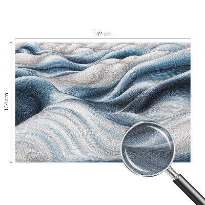 Fototapet 3D pentru living cu model de maci veseli