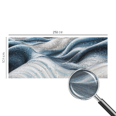 Fototapet 3D pentru living cu model de maci veseli