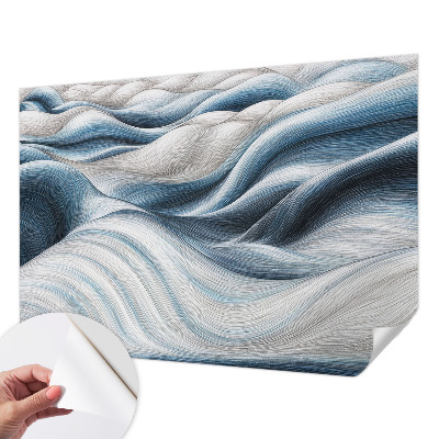 Fototapet 3D pentru living cu model de maci veseli