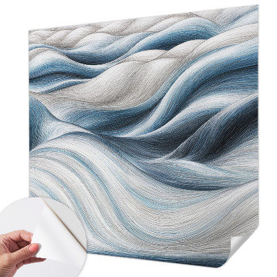Fototapet 3D pentru living cu model de maci veseli