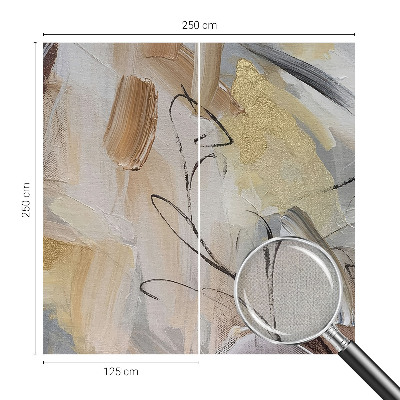 Fototapet 3D cu ilustraţie în stil japonez „Serenadă”